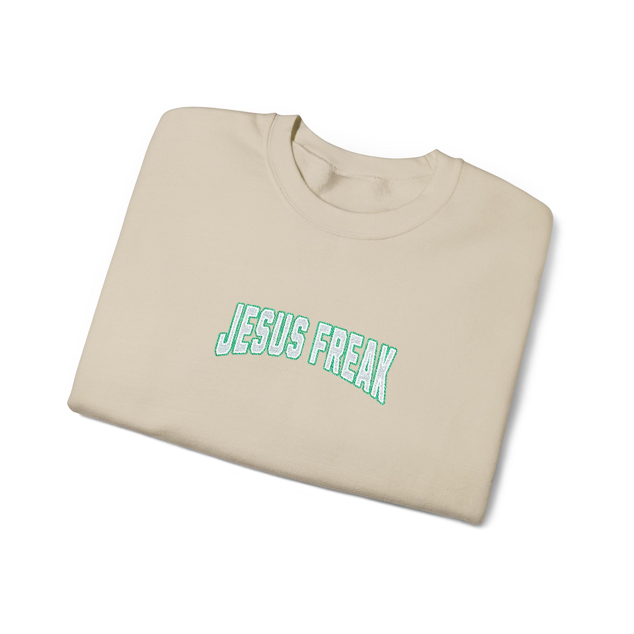 'Jesus Freak' Mint Crewneck