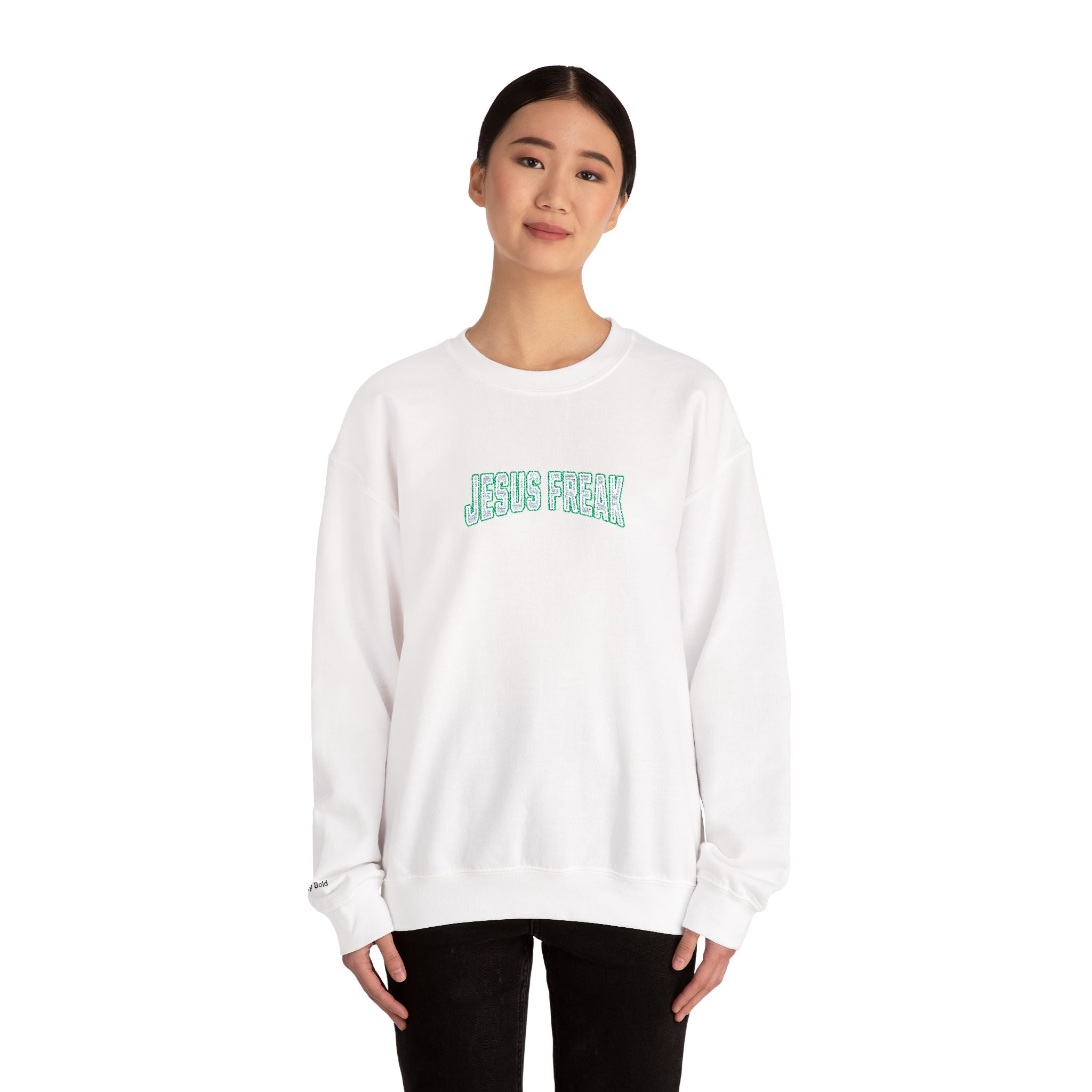 'Jesus Freak' Mint Crewneck