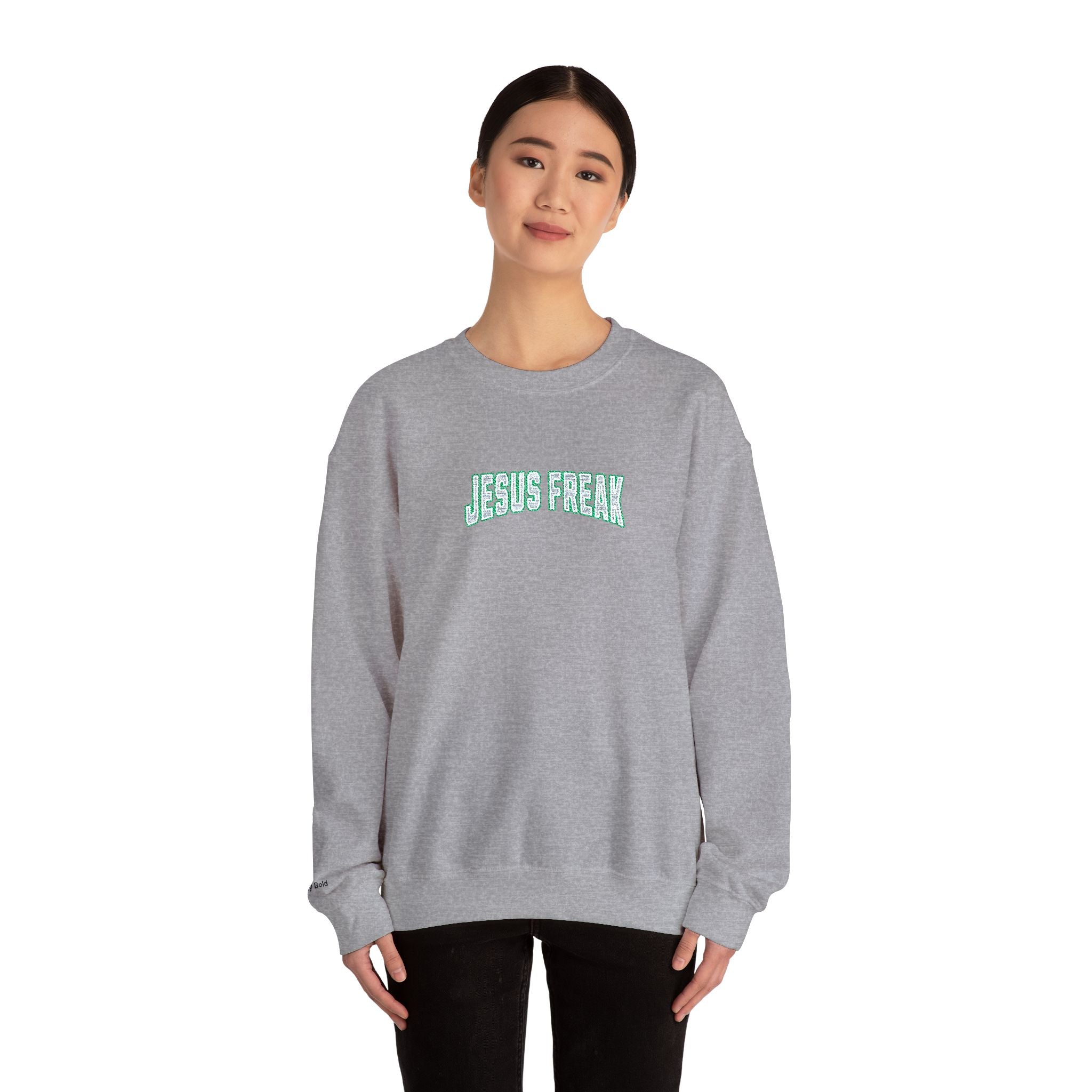 'Jesus Freak' Mint Crewneck