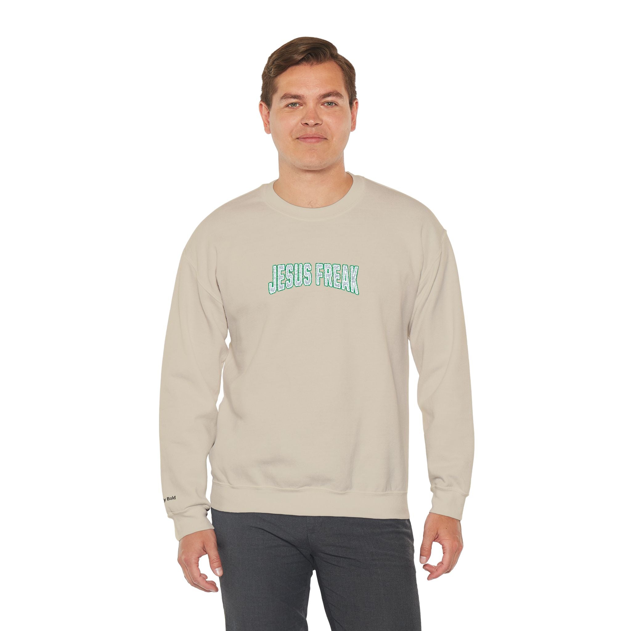 'Jesus Freak' Mint Crewneck