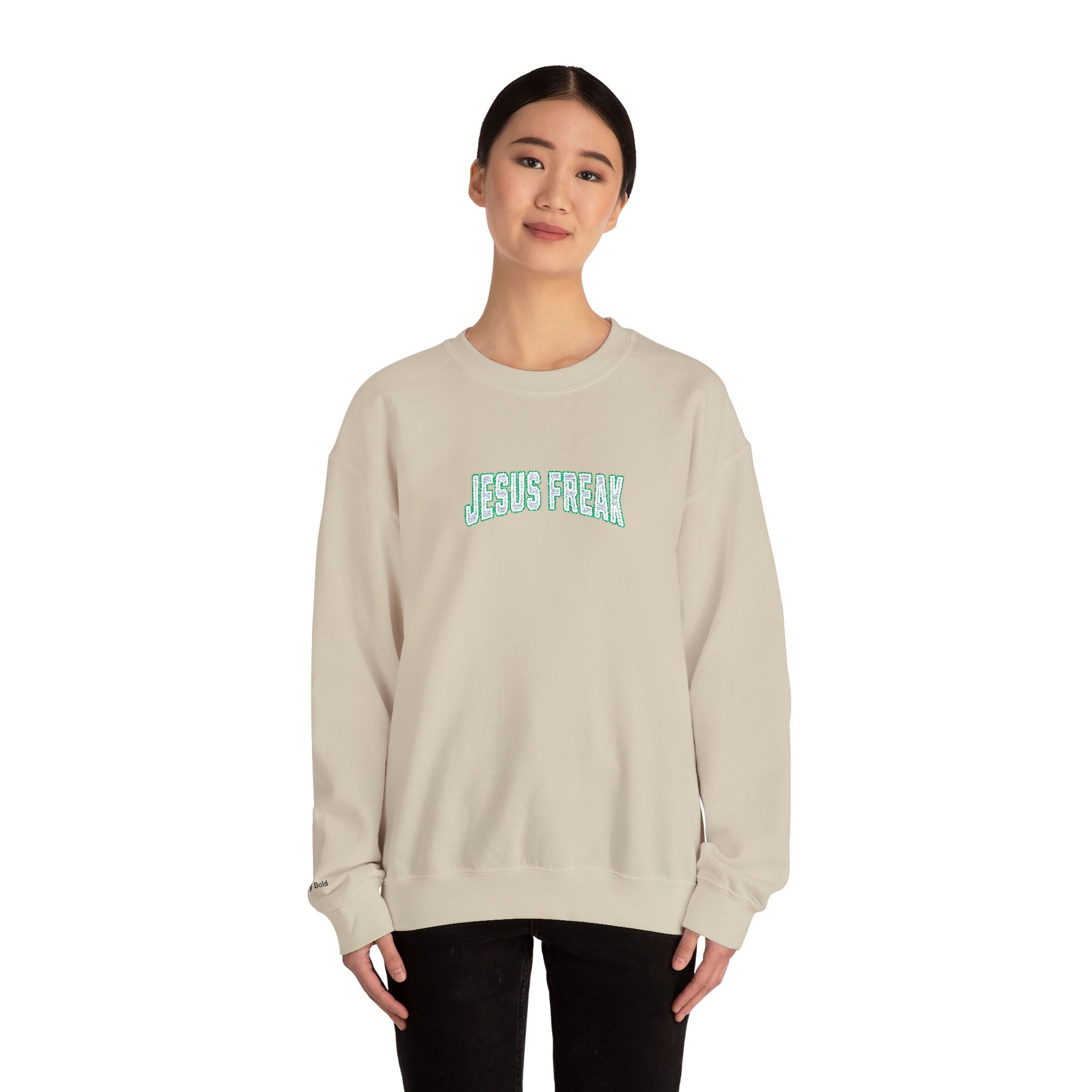 'Jesus Freak' Mint Crewneck