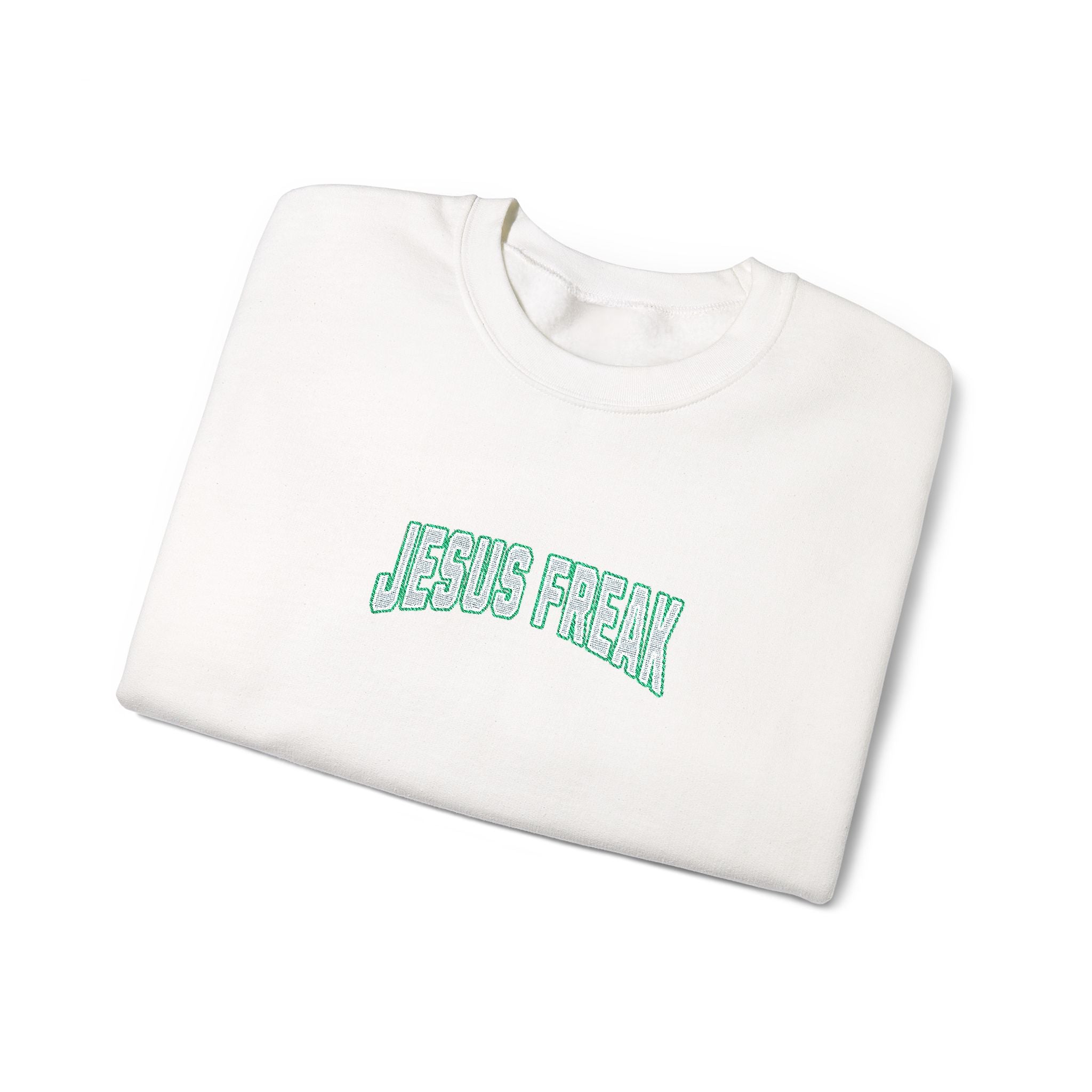 'Jesus Freak' Mint Crewneck