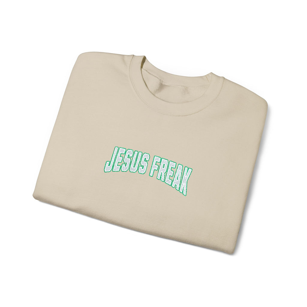 'Jesus Freak' Mint Crewneck